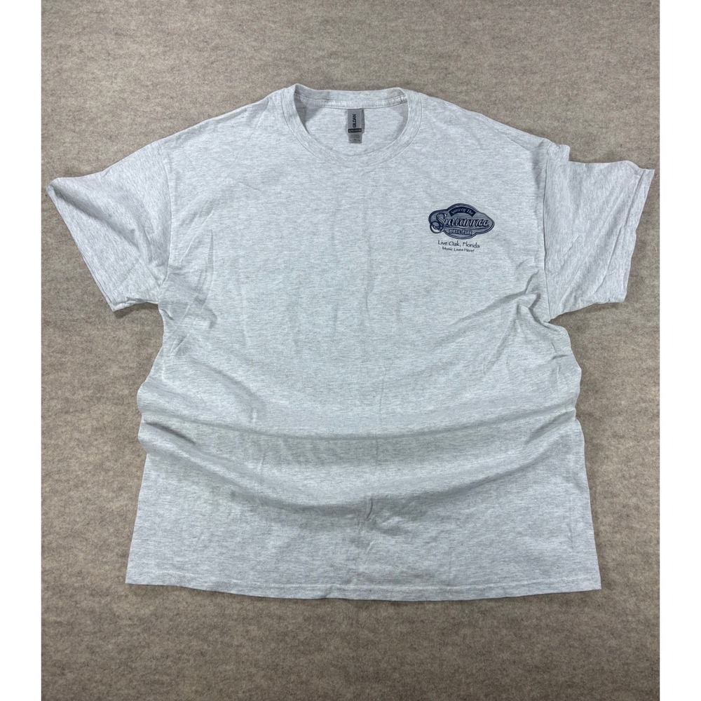 Gildan Spirit of the Suwannee Music Park Florida T-Shirt Gray XL Cougar Guitar